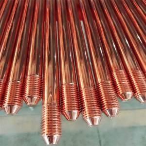 Rod de aço revestido de cobre sólido químico